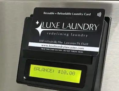 Laundry Using Card Machine Self Service Laundry | Luxe Laundry